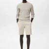 Bermuda slim en coton chino