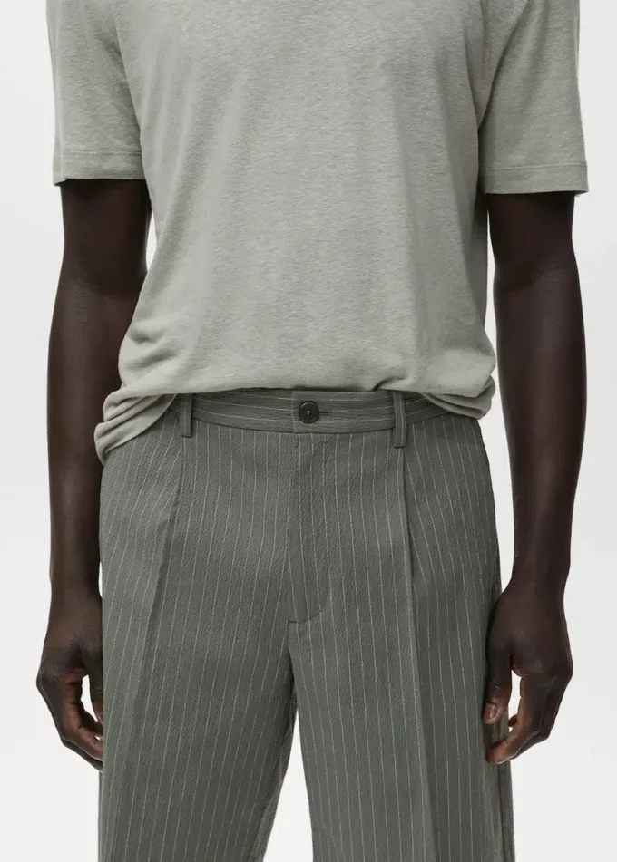 Bermuda slim en coton chino