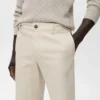 Bermuda slim en coton chino