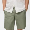 Bermuda slim en coton chino