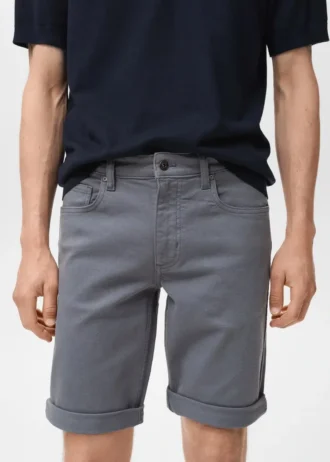 Bermuda slim en denim