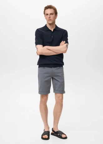Bermuda slim en denim