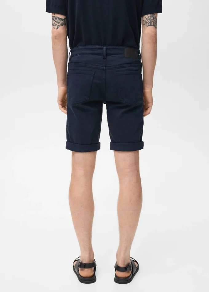 Bermuda slim en denim