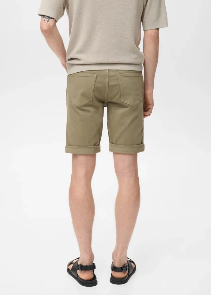 Bermuda slim en denim