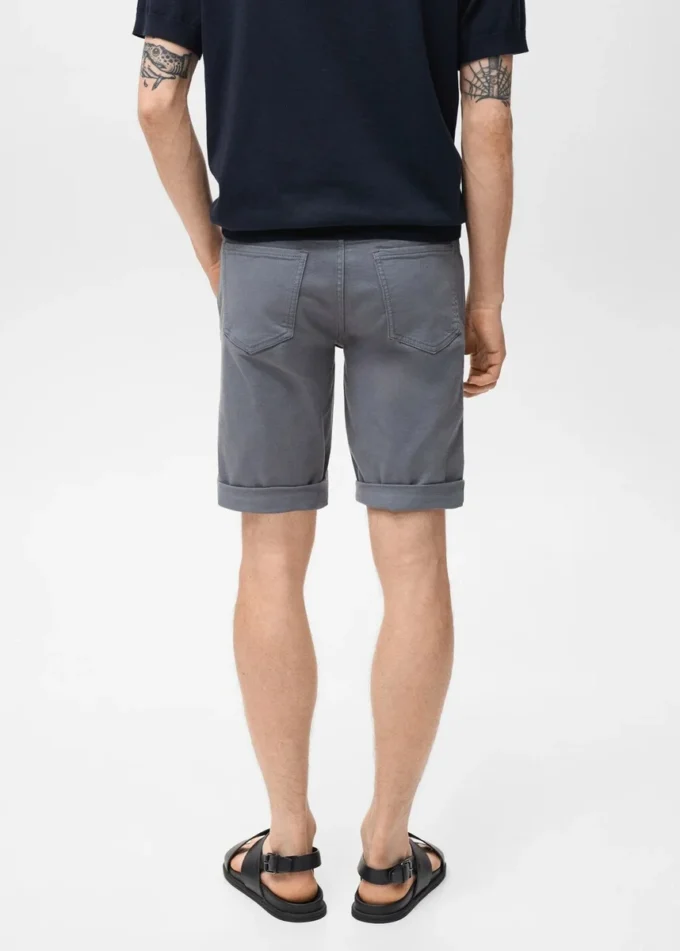 Bermuda slim en denim