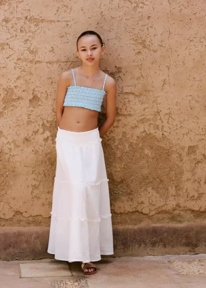 Bikini bandeau imprimé