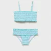 Bikini bandeau imprimé