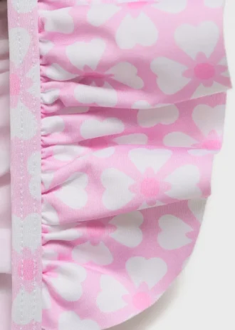 Bikini à fleurs avec volants