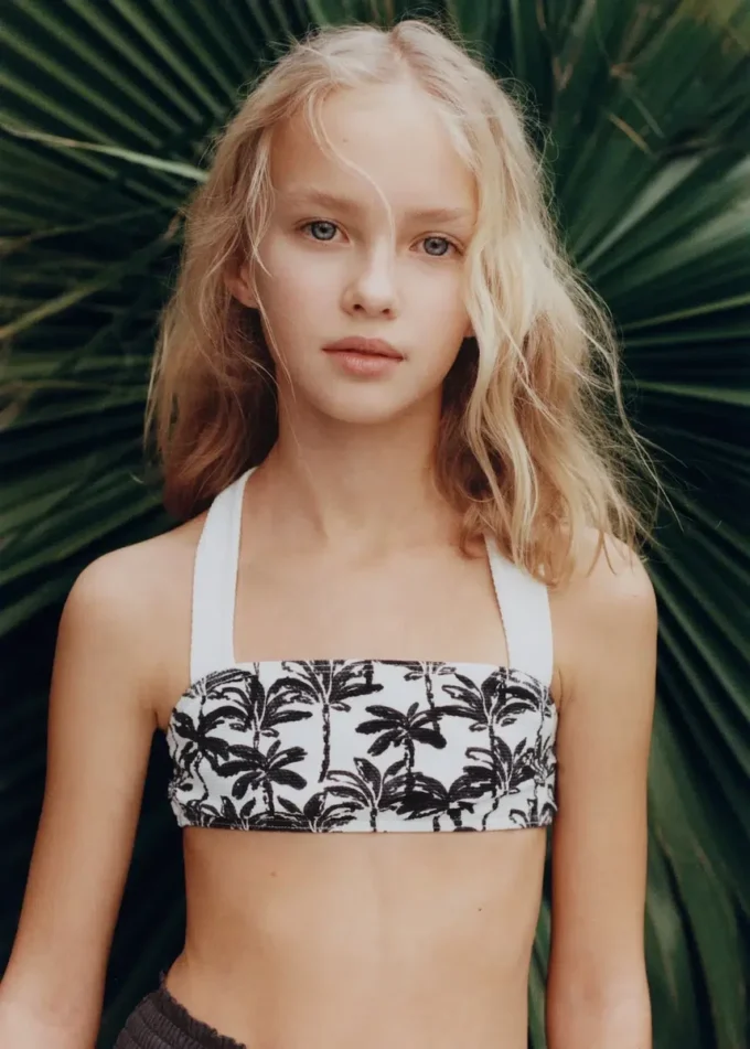 Bikini imprimé palmiers