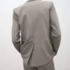 Blazer croisé en laine mélangée
