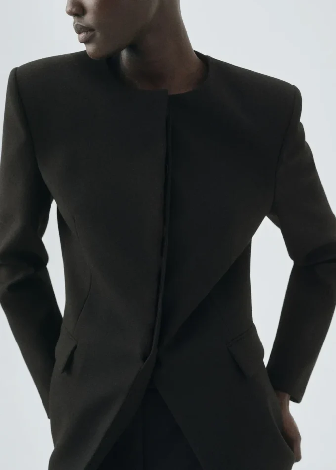 Blazer de costume ajusté