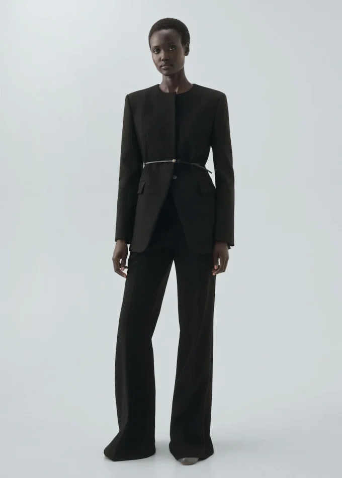 Blazer de costume ajusté