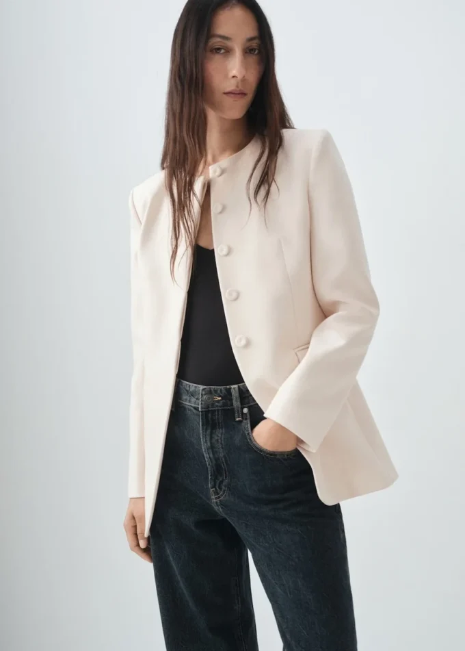 Blazer de costume ajusté