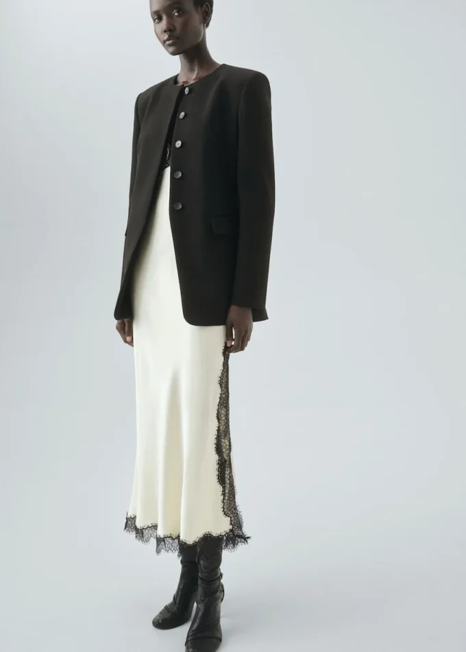Blazer de costume ajusté
