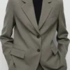 Blazer de costume avec poches à rabat