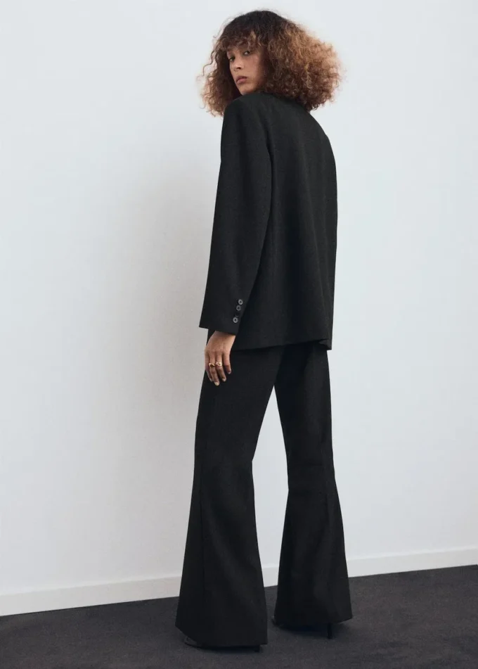 Blazer de costume avec poches à rabat