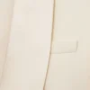 Blazer de costume avec revers en satin