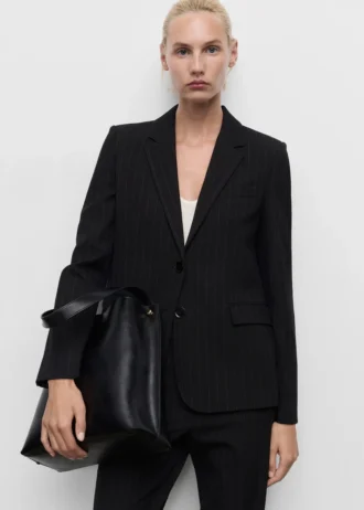 Blazer de costume coupe droite