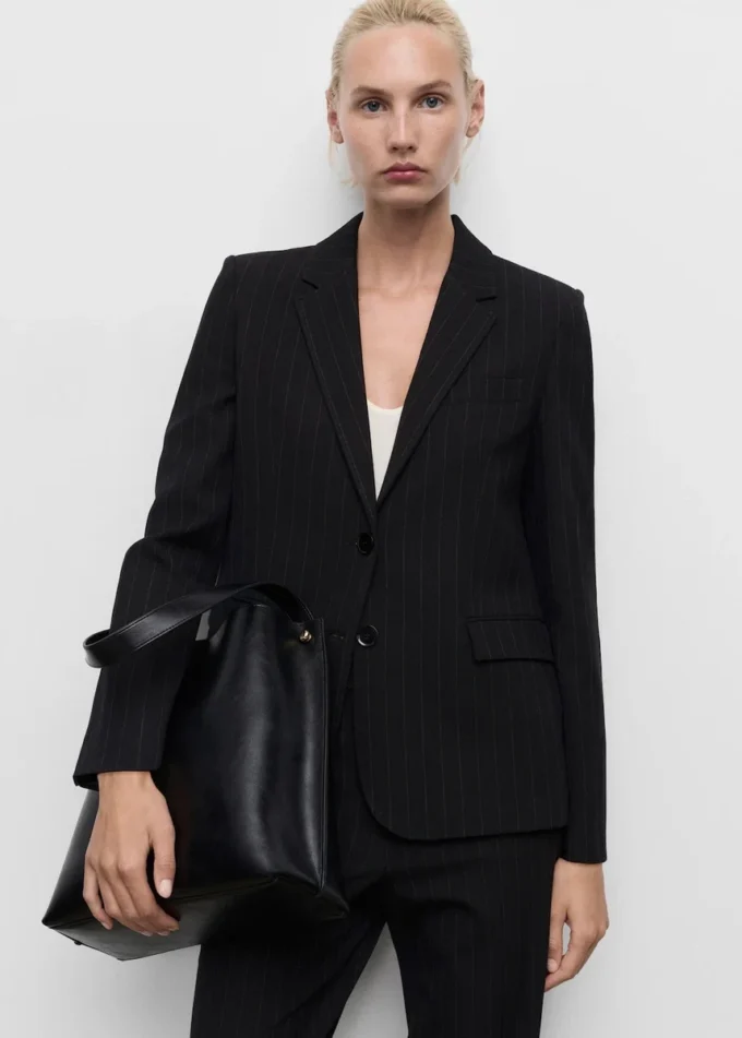Blazer de costume coupe droite