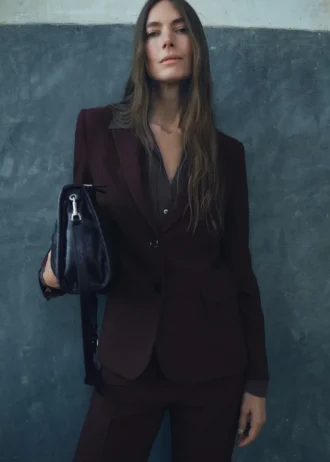 Blazer de costume coupe droite