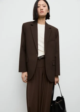 Blazer de costume coupe droite