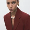 Blazer de costume coupe droite