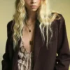 Blazer de costume coupe droite