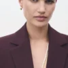 Blazer de costume coupe droite