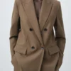 Blazer de costume croisé