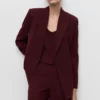 Blazer de costume croisé