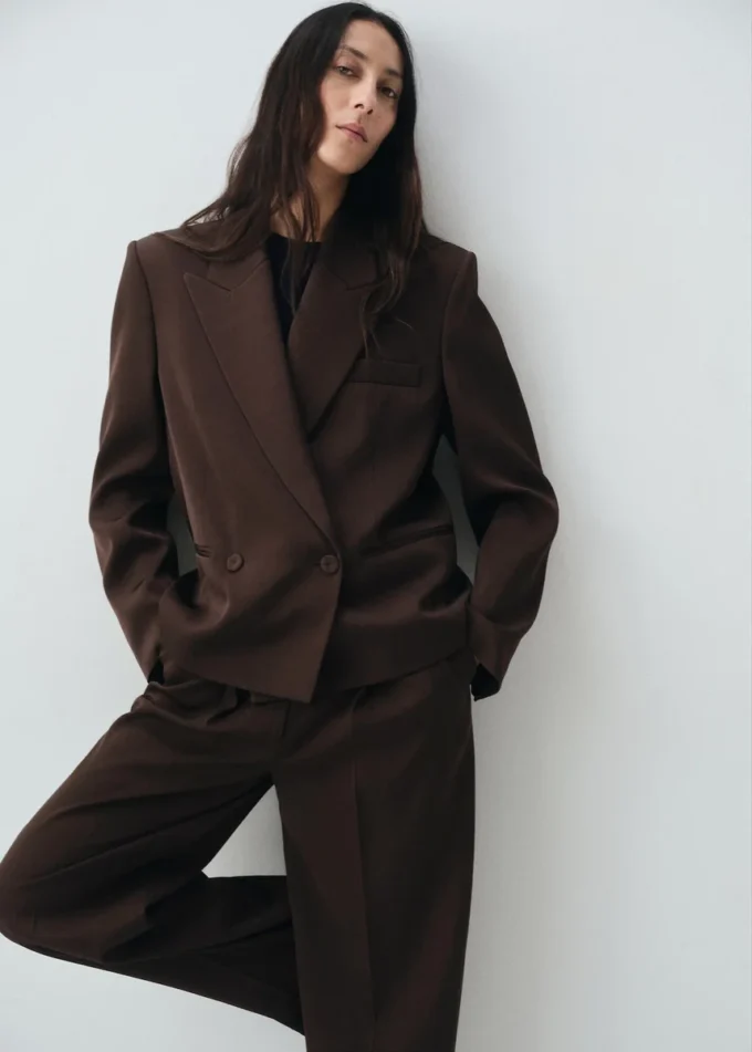 Blazer de costume croisé