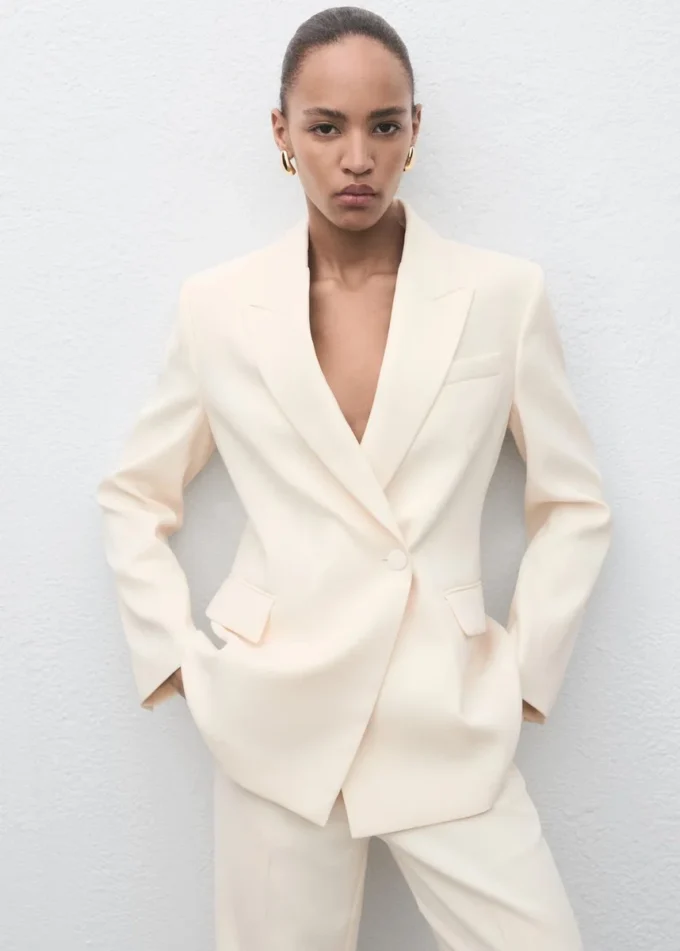 Blazer de costume croisé