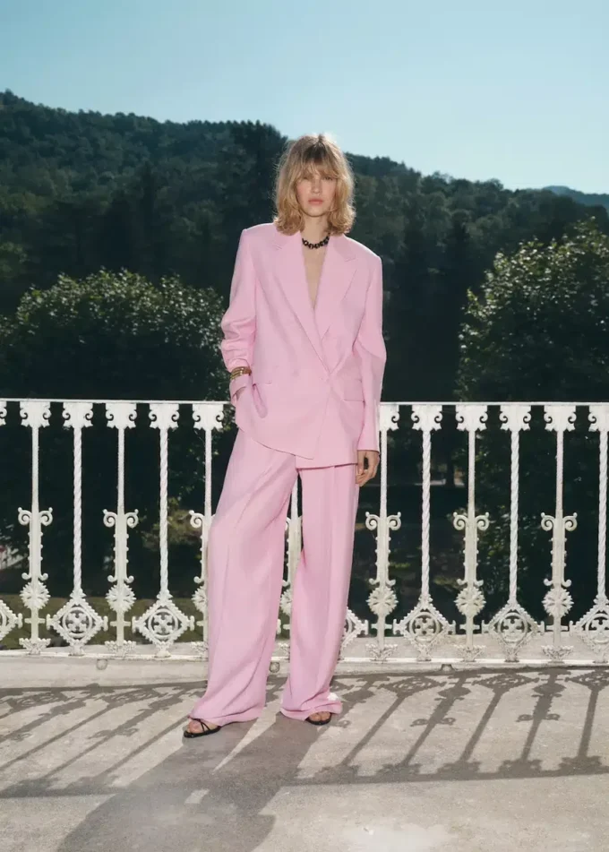 Blazer de costume croisé