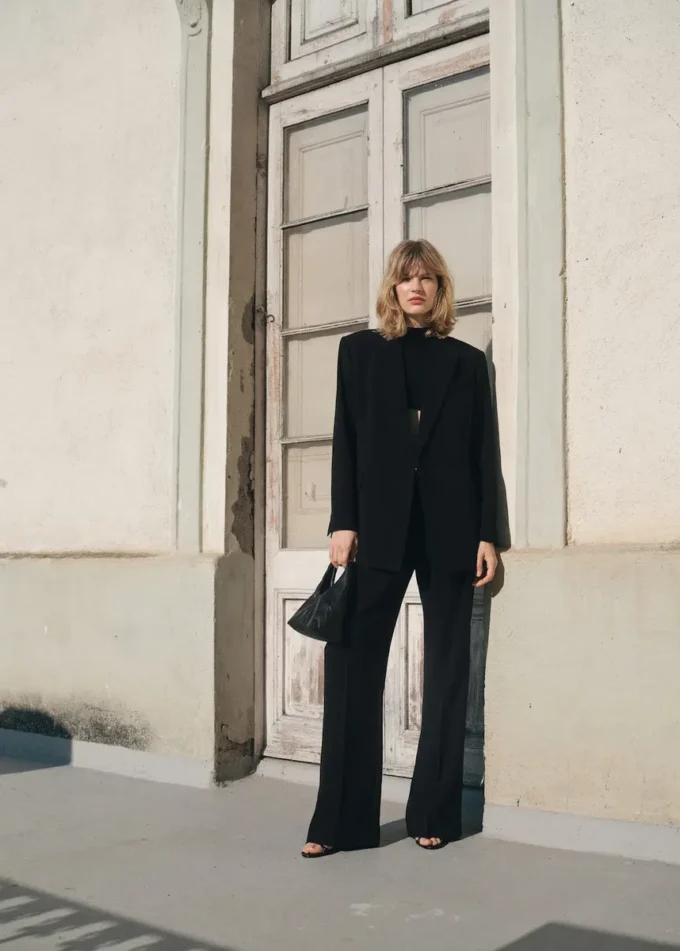 Blazer de costume croisé