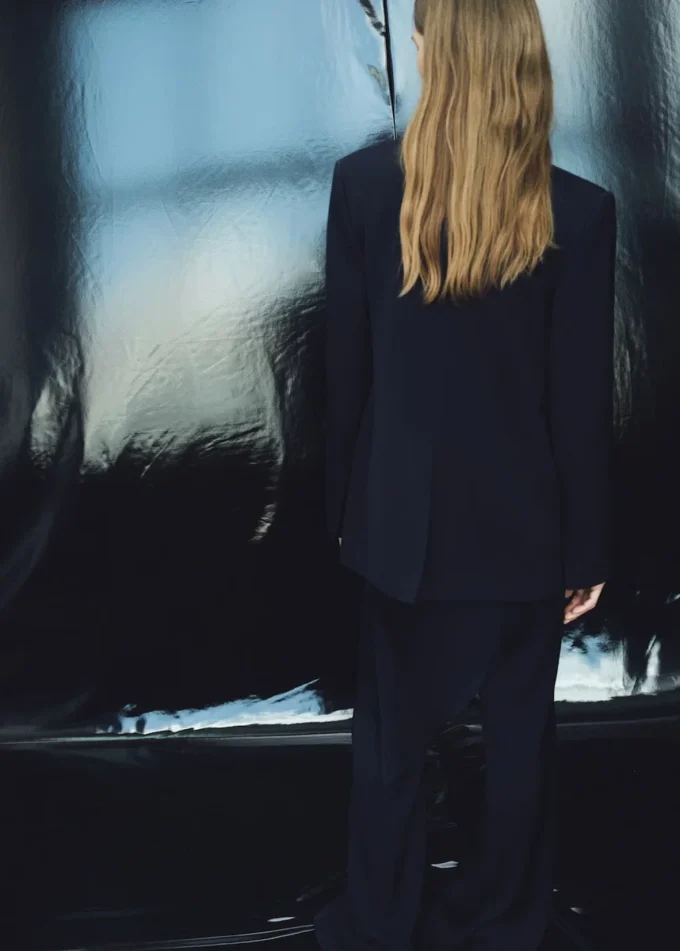 Blazer de costume croisé