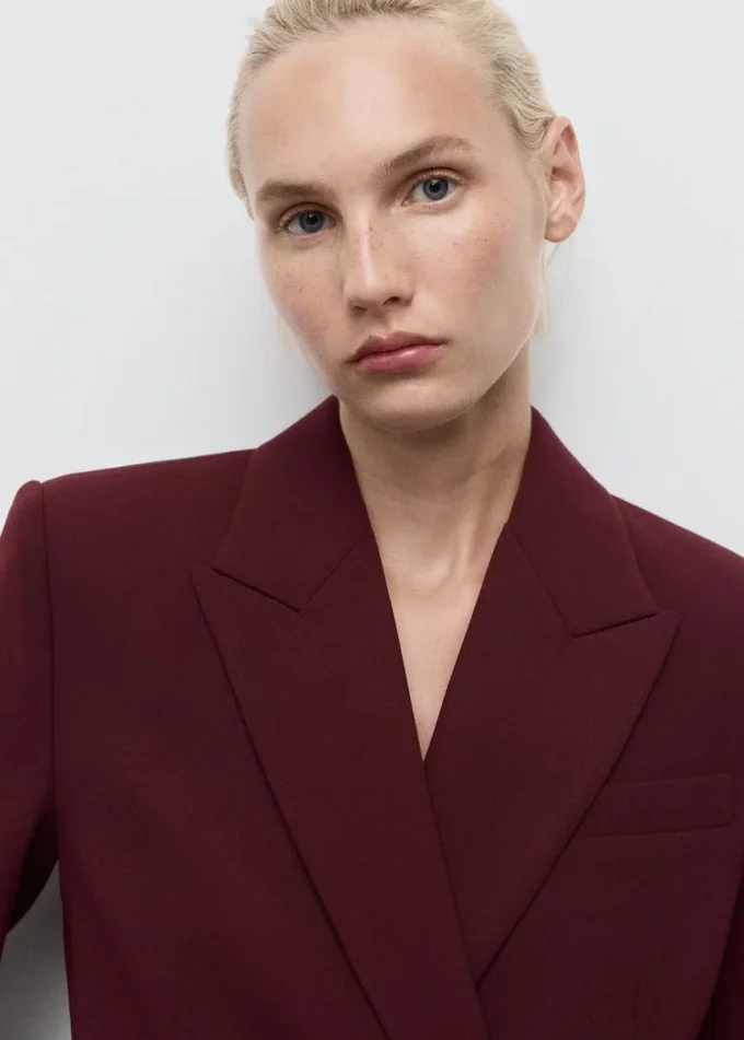 Blazer de costume croisé