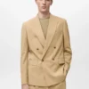 Blazer de costume croisé coupe classique Boston