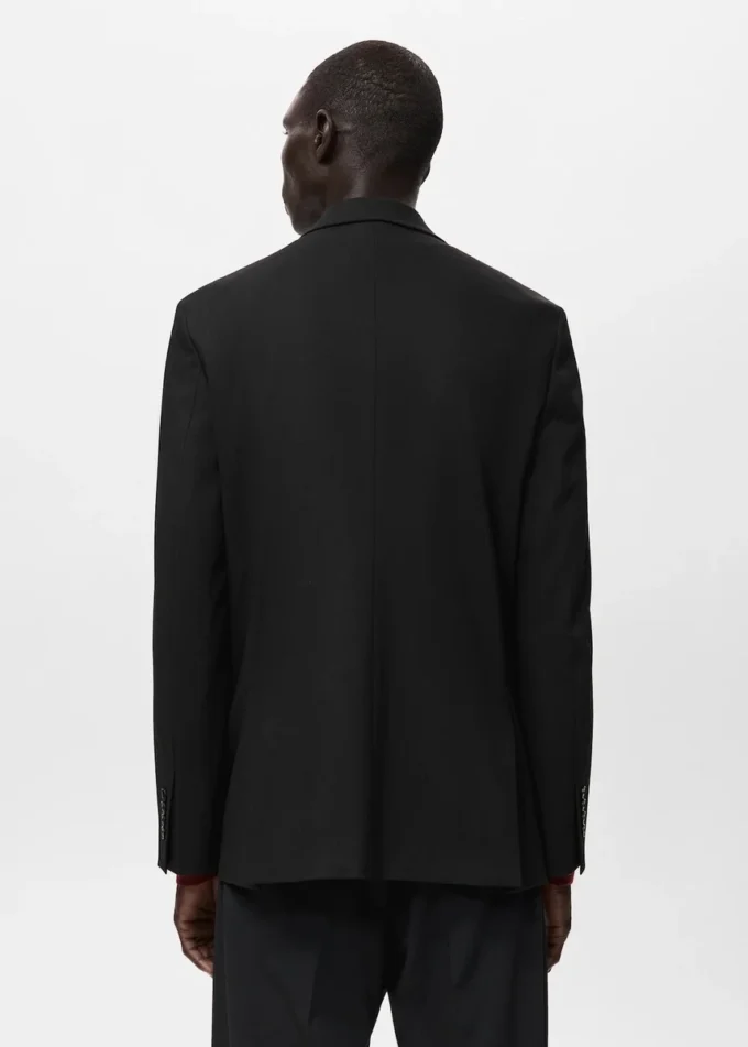 Blazer de costume croisé coupe classique Boston