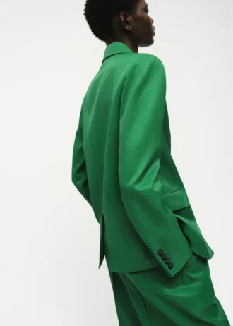 Blazer de costume en lin mélangé