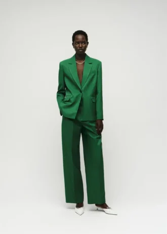 Blazer de costume en lin mélangé