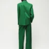 Blazer de costume en lin mélangé