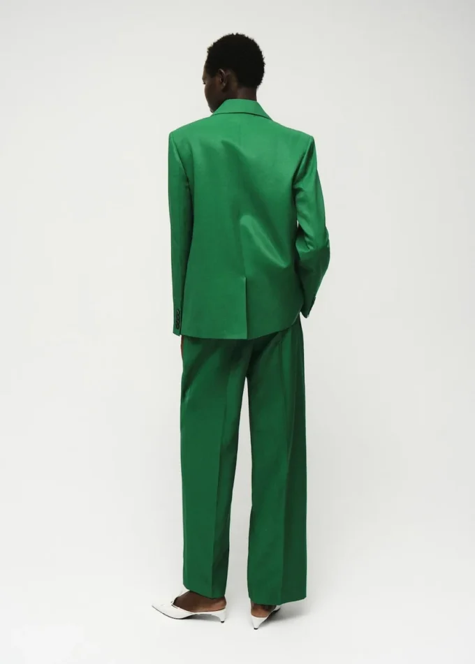Blazer de costume en lin mélangé