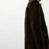 Blazer droit en daim