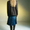 Blazer en laine à carreaux