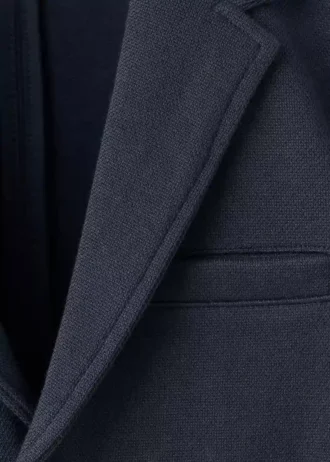 Blazer en piqué de coton mélangé