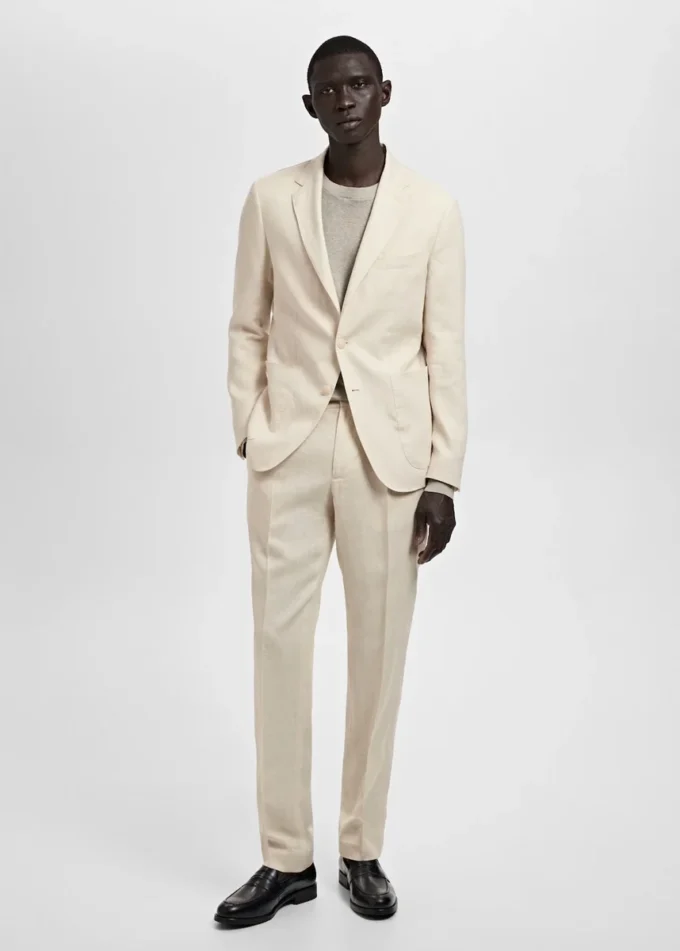 Blazer Salerno 100 % lin coupe slim