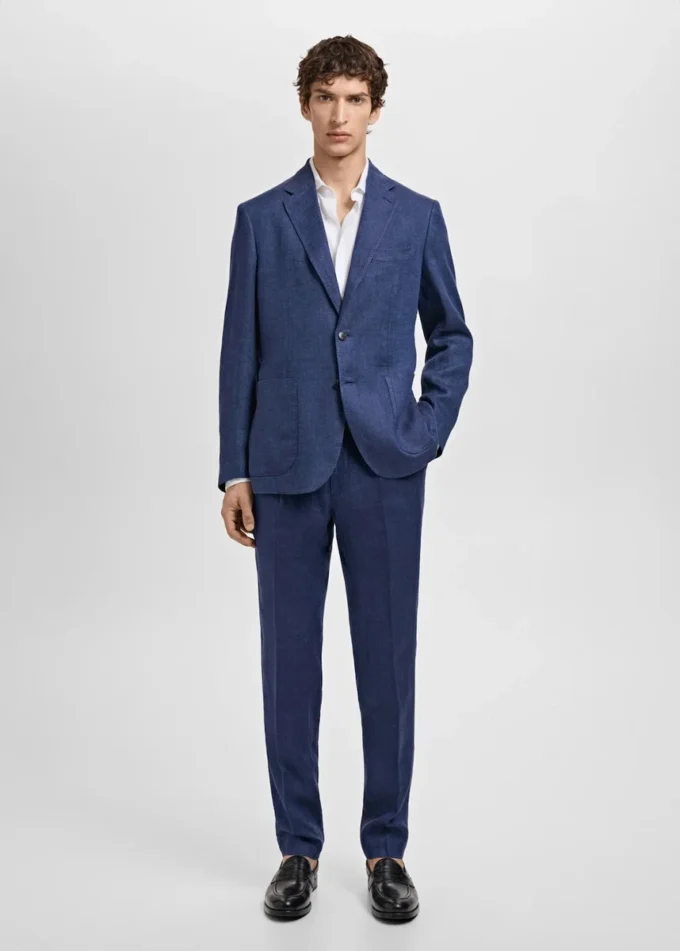 Blazer Salerno 100 % lin coupe slim