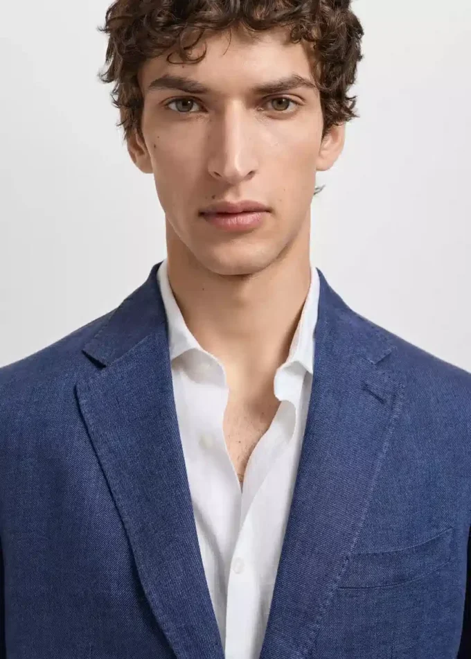 Blazer Salerno 100 % lin coupe slim