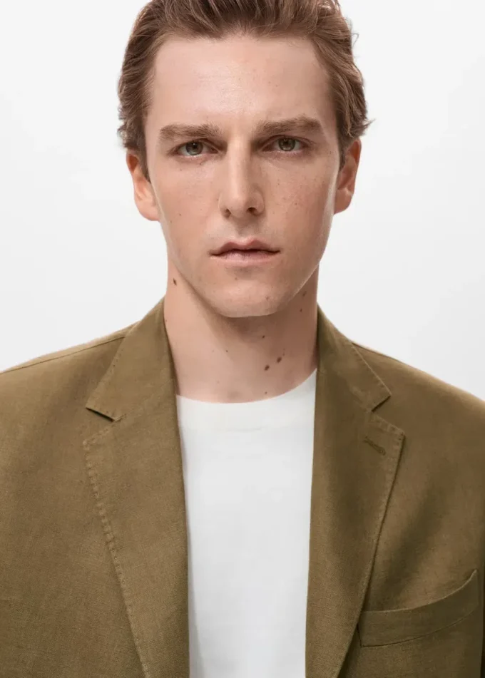 Blazer Salerno 100 % lin coupe slim