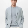 Blazer slim en coton Verner